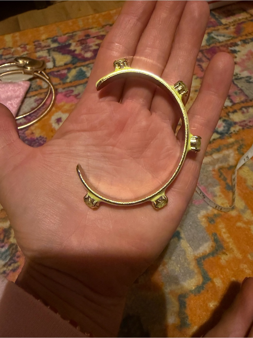 Tova Kennedy Cuff in Electric Yellow - Picture 4 of 5